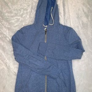 Blue zipper jacket